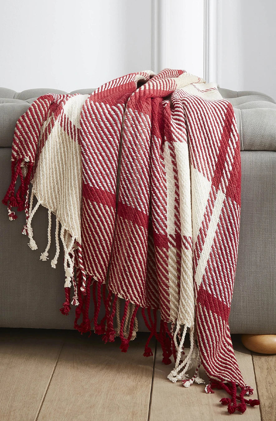 Cuvertură Dylan Cranberry 150 x 200 cm