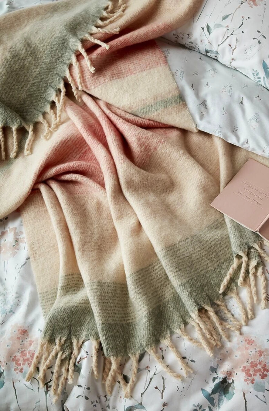 Cuvertură Ortonby Plaster Pink 130 x 170 cm
