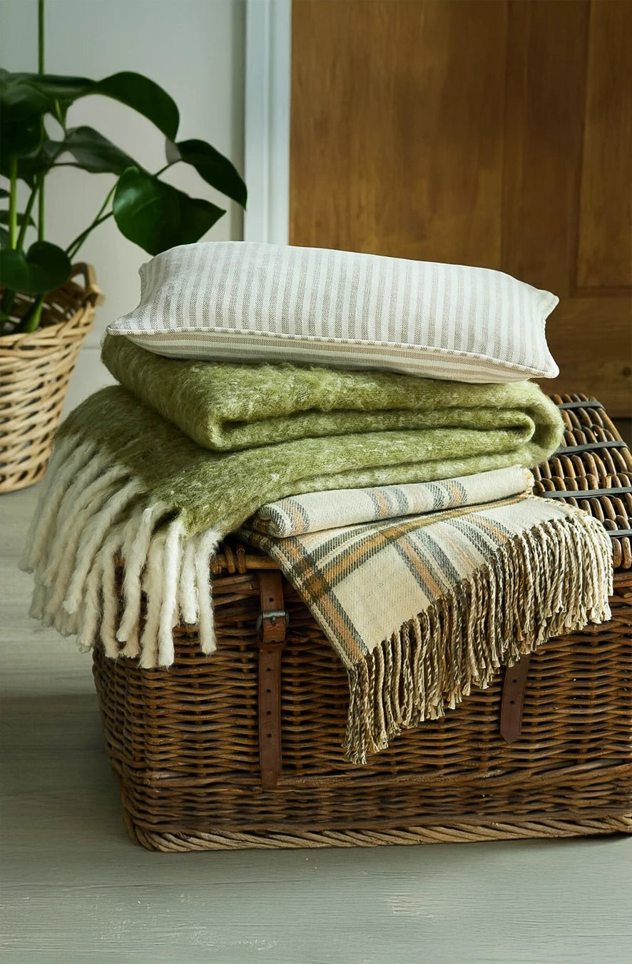 Cuvertură  Padbury Check Olive 150 x 200 cm
