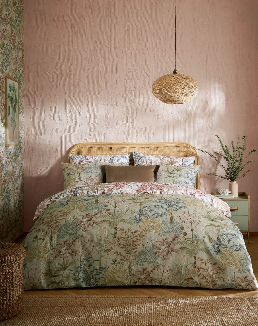 Lenjerie de pat Jardin Botanico Soft Sage