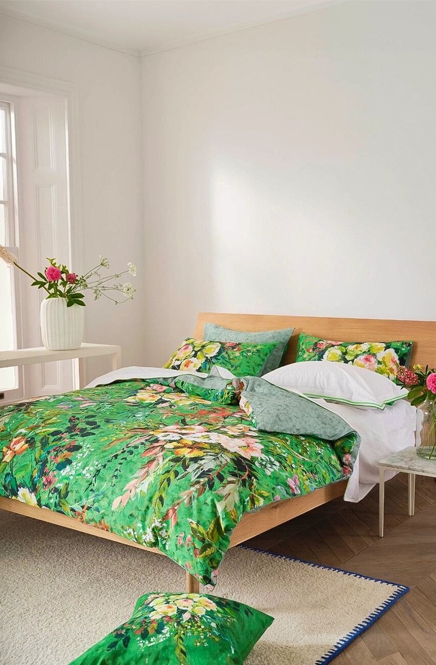 Lenjerie de pat Margaretta Emerald Green