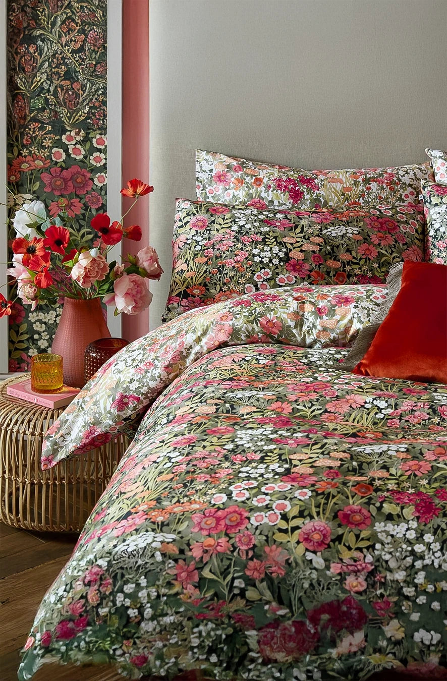 Lenjerie de pat Wallflower Rust Black