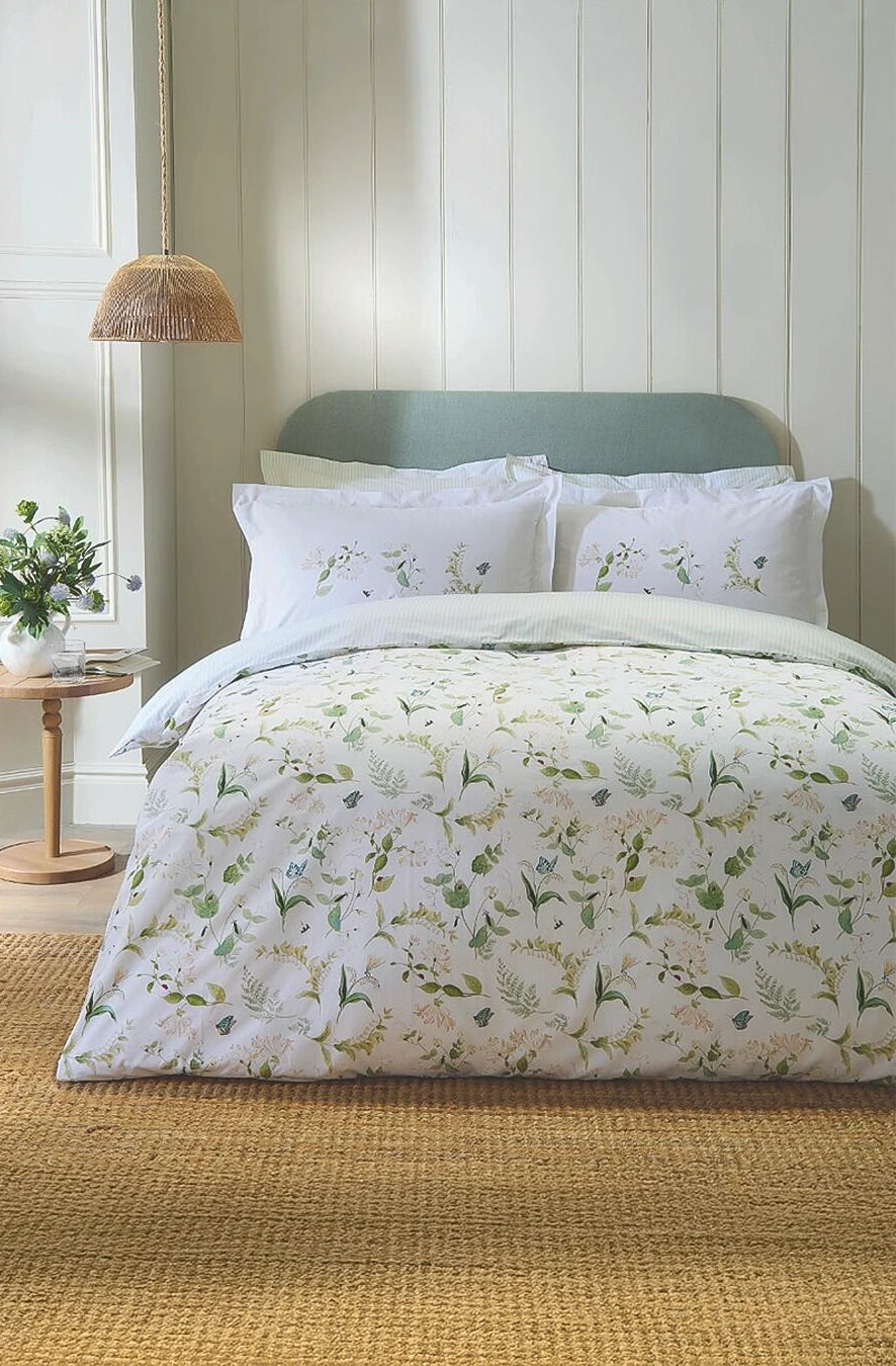 Lenjerie de pat Wild Floral Green