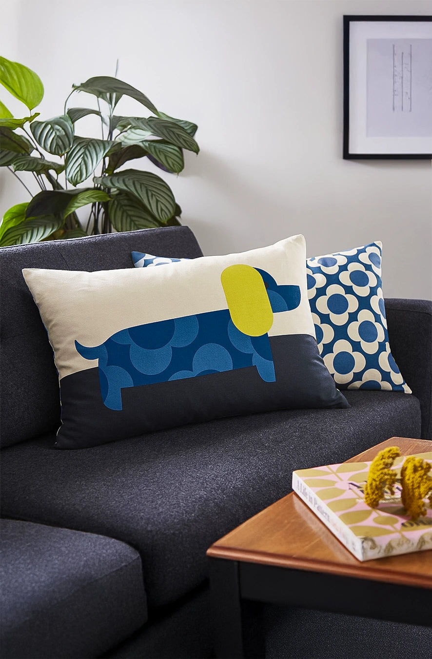 Pernă decorativă Dachshund Blue 40x60 cm