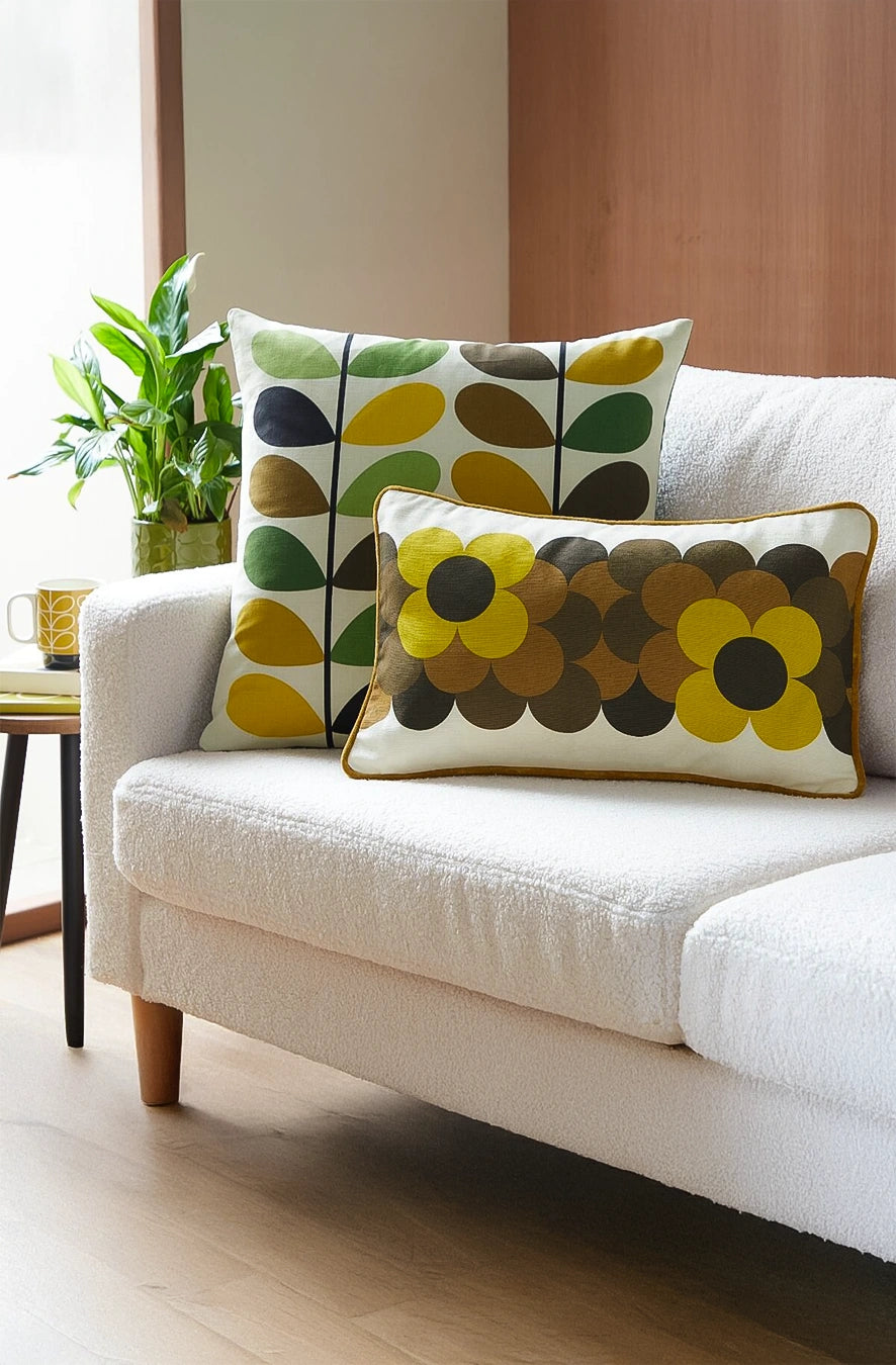 Pernă decorativă Multi Stem Fern/Ochre 50 x 50 cm