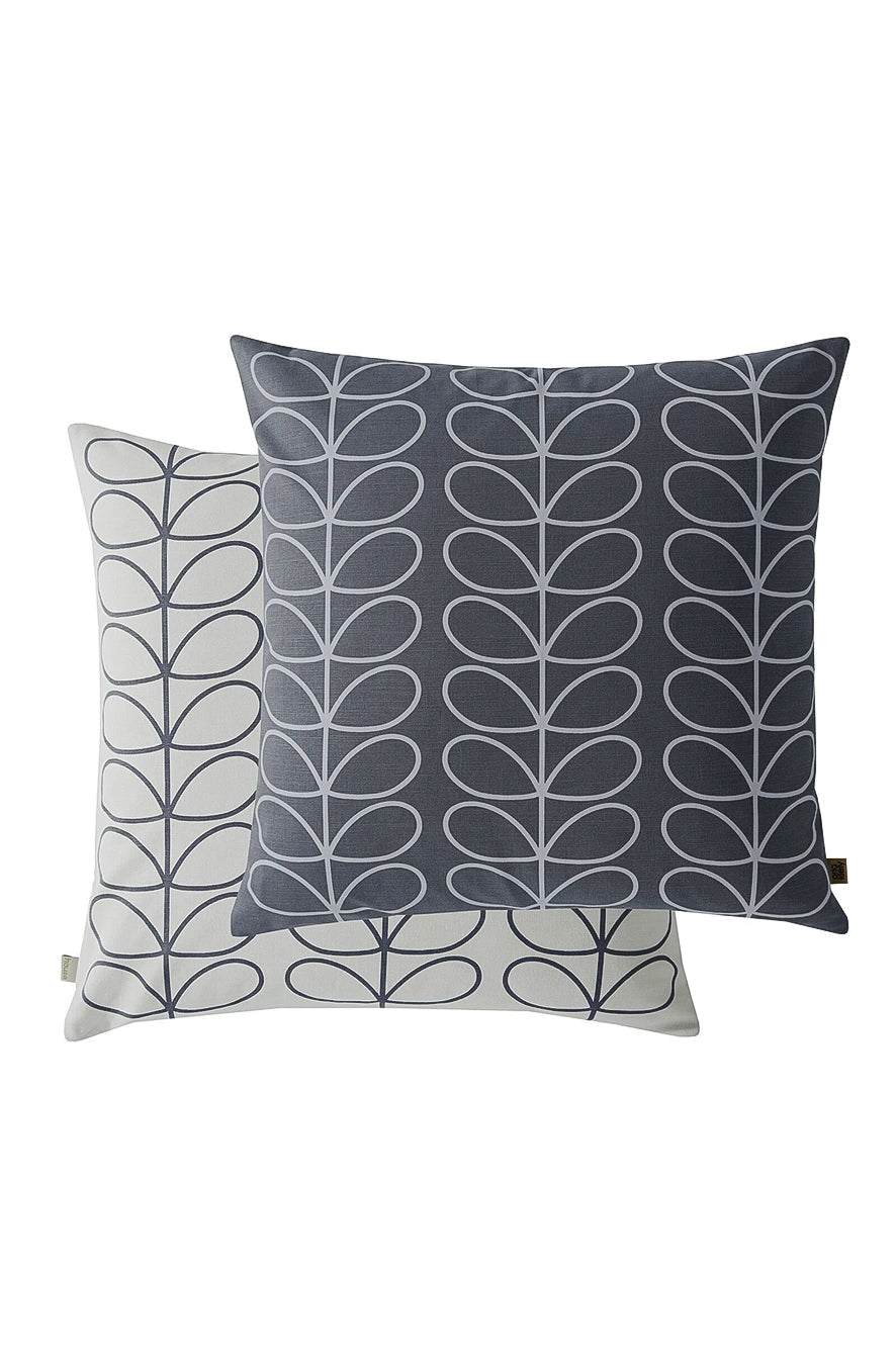Pernă decorativă Small Linear Stem Cool Grey 50 x 50 cm