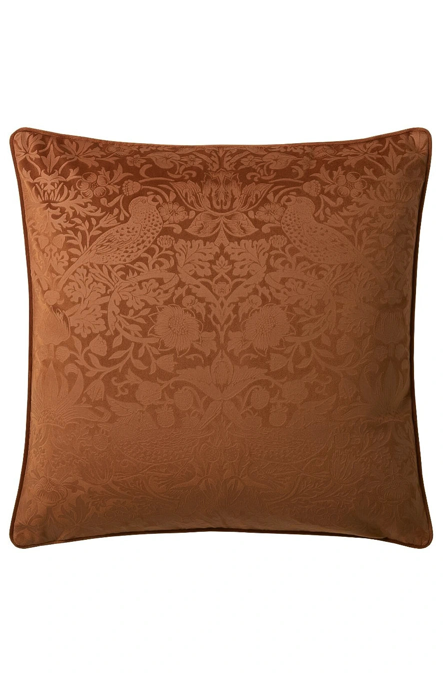 Pernă decorativă Strawberry Thief Embossed Saffron 50 x 50 cm