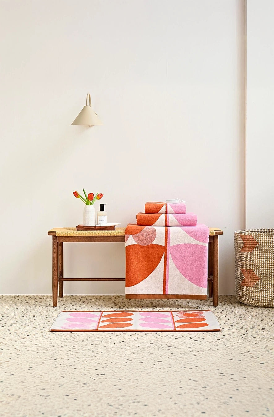 Covoraș de baie Stem Bloom Duo Blush 50 x 90 cm